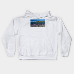 Blue Summer at Jackson Lake Kids Hoodie